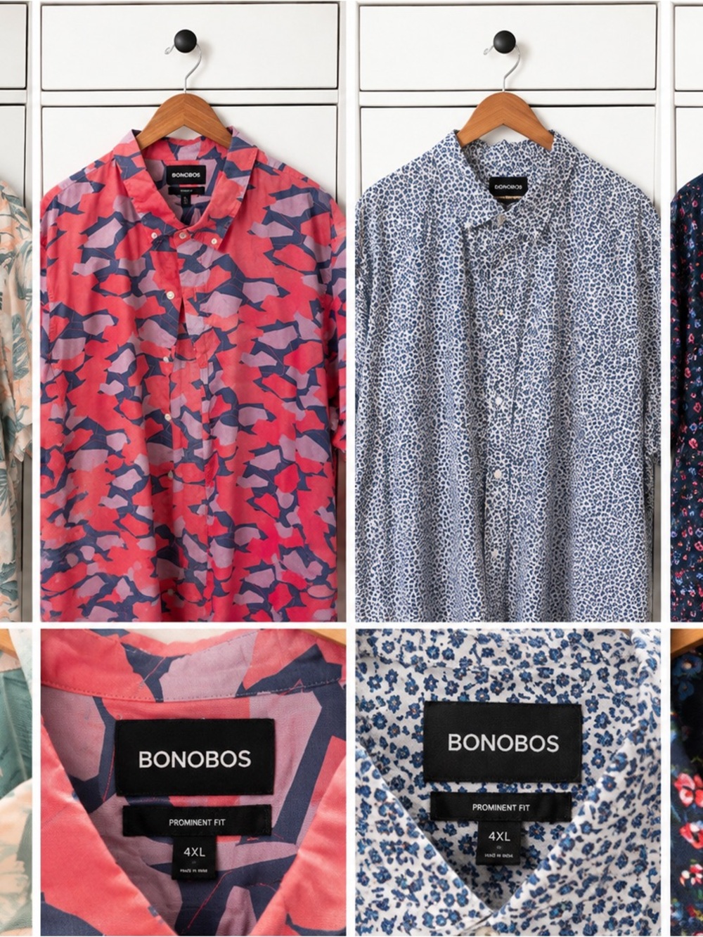 Bonobos Men’s Button-Up Shirt Lot – 4XL Prominent Fit - Picture 2 of 4